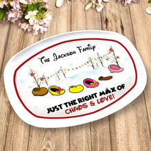 Load image into Gallery viewer, Personalized Family Resin Plate - Chaos and Love Slippers Design Resin Plate PopCulturePrints