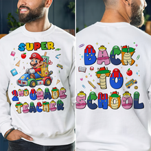 Load image into Gallery viewer, Super 1st Grade Teacher Shirt - Personalized Gifts for Back to School Shirts PopCulturePrints