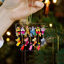 Load image into Gallery viewer, Custom Cartoon Grandma Christmas Ornament Ornament PopCulturePrints