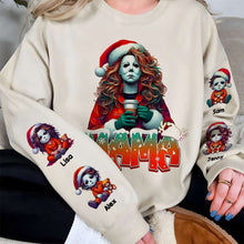Load image into Gallery viewer, Custom Christmas Sweatshirt for Mom - Quirky Holiday Design AOP Products PopCulturePrints