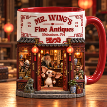 Load image into Gallery viewer, Magic Awaits with Every Sip - Mystic Shop Red Accent Mug - Personalized Gift for Friends, Family, and Collectors Coffee Mug PopCulturePrints