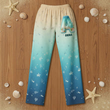 Load image into Gallery viewer, Personalized Sea Turtle Pajama Pants - Perfect Gifts for Ocean Lovers Pajama Pant PopCulturePrints