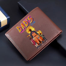 Load image into Gallery viewer, Custom PU Leather Wallet for Dad - Anime Clan Theme Leather Wallet PopCulturePrints