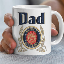 Load image into Gallery viewer, Personalized Dad's Beer Mug – Cheerful Gift for Beer Lovers Coffee Mug PopCulturePrints
