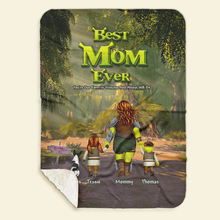 Load image into Gallery viewer, "You're Our Favorite Princess And Always Will Be" - Personalized Blanket for Mom - Perfect Gift for Moms, Grandmas, and Special Women Blanket PopCulturePrints