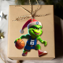 Load image into Gallery viewer, Custom Basketball Fan Christmas Ornament Ornament PopCulturePrints