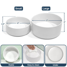 Load image into Gallery viewer, I Love My Humans - Custom Personalized Pet Bowl for Dog Lovers Pet Bowl PopCulturePrints
