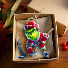 Load image into Gallery viewer, Personalized Ice Hockey Christmas Ornament for Fans Ornament PopCulturePrints