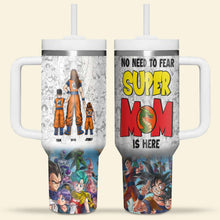Load image into Gallery viewer, Super Dad Anime Personalized Tumbler - Father's Day Gift Tumbler Cup PopCulturePrints