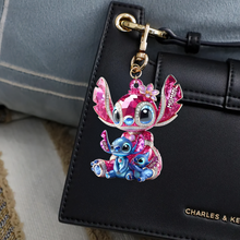 Load image into Gallery viewer, "A Guiding Star for Every Mom - Personalized Keychain for Mom, Grandma, and More!" Keychains PopCulturePrints