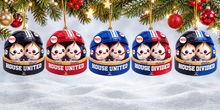 Load image into Gallery viewer, House Divided Dumpling Couple Ornament - Personalized Gifts For Sport Lover Christmas Ornament 05HUQN131026 Ornament PopCulturePrints