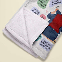 Load image into Gallery viewer, Personalized Cool Mom Affirmations Blanket Blanket PopCulturePrints