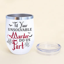Load image into Gallery viewer, Horror Couple Personalized Wine Tumbler - Unique Valentine's Day Gifts for Spooky Lovers Wine Tumbler PopCulturePrints