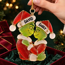 Load image into Gallery viewer, Love Wrapped in Christmas Cheer - Personalized Christmas Ornament for Couples