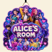 Load image into Gallery viewer, “Transform Your Space with Personalized Magic” - Crystal-style Stage Acrylic Sign - Custom Gift for Friends, Family & Fans Acrylic Sign PopCulturePrints