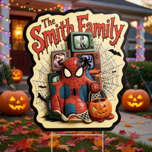 Load image into Gallery viewer, “Trick or Treat with Style!” - Spooky Halloween Yard Sign - Personalized Gift for Families