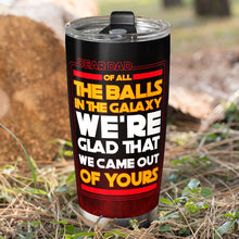 Load image into Gallery viewer, Personalized Funny Galaxy Sperm Tumbler Cup - Hilarious Gift for Dad Tumbler Cup PopCulturePrints