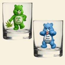 Load image into Gallery viewer, Funny Cartoon Bear Whiskey Glass - Perfect Personalized Gift for Cartoon Lovers Whiskey Glass PopCulturePrints