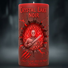 Load image into Gallery viewer, "Good Guys Gone Bad" - Personalized LED Candle for Horror Fans Led Candle PopCulturePrints