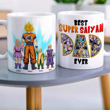 Load image into Gallery viewer, Best Super Saiyan Dad Personalized Coffee Mug Coffee Mug PopCulturePrints