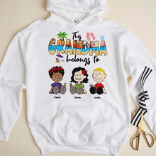 Load image into Gallery viewer, Personalized Summer Grandma Shirt with Kids Names Shirts PopCulturePrints