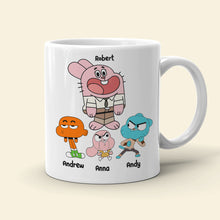Load image into Gallery viewer, Personalized Cartoon Family Best Dad Ever Mug Coffee Mug PopCulturePrints