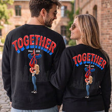 Load image into Gallery viewer, Together Forever Shirt - Personalized Couple Gift Shirts PopCulturePrints