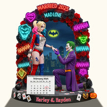 Load image into Gallery viewer, “An Eternal Love Story” - Dark Love Proposal Couple Acrylic Plaque - Personalized Gift for Couples Shaped Plaques PopCulturePrints