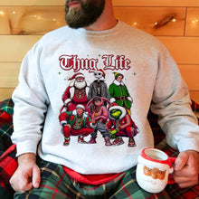 Load image into Gallery viewer, Hip Hop Christmas Crew Sweatshirt Shirts PopCulturePrints
