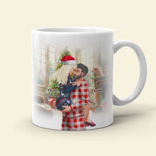 Load image into Gallery viewer, Custom Couple's Mug - Funny Christmas Butt Quote | Personalized Valentine's Day Gifts Coffee Mug PopCulturePrints