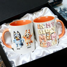 Load image into Gallery viewer, In My Bluey Mom Era - Personalized Mug for Moms and Grandmas Coffee Mug PopCulturePrints