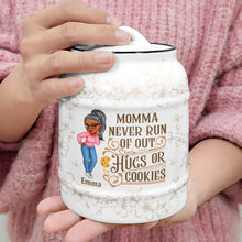 Load image into Gallery viewer, Grandmas Never Run Out Of Hugs Or Cookies - Custom Personalized Cookie Jar Cookie Jar PopCulturePrints