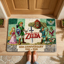 Load image into Gallery viewer, Adventure Awaits - Personalized Anniversary Doormat Gift Doormat PopCulturePrints