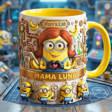 Load image into Gallery viewer, “Joy in Every Sip” - Personalized Mom's Lab Coffee Accent Mug - Perfect Gift for Mom, Grandma, and Loved Ones Coffee Mug PopCulturePrints
