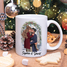 Load image into Gallery viewer, Personalized Naughty List Christmas Mug for Couples Coffee Mug PopCulturePrints