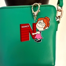 Load image into Gallery viewer, Personalized Alphabet Letter Keychain featuring Jessica Keychains PopCulturePrints