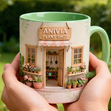 Load image into Gallery viewer, “Where Plants Flourish” - Personalized Garden Shop Accent Mug for Garden Lovers Coffee Mug PopCulturePrints