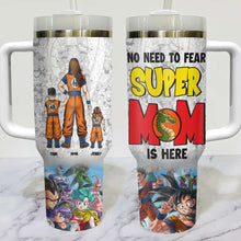 Load image into Gallery viewer, Custom Super Dad Anime Tumbler - Father's Day Gift Tumbler Cup PopCulturePrints