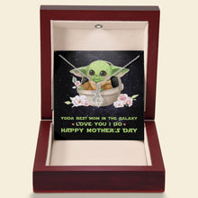 Load image into Gallery viewer, Galaxy's Best Mom Necklace - Mother's Day Gift Jewelry PopCulturePrints