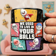 Load image into Gallery viewer, Funny Sperm Mug - Personalized Gift for Dads and Grandpas Coffee Mug PopCulturePrints