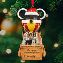 Load image into Gallery viewer, There is no Greater Gift than Friendship - Personalized Photo Ornament for Christmas Ornament PopCulturePrints