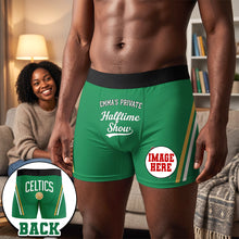 Load image into Gallery viewer, “Game Day Just Got Funnier!” - Hilarious Men's Boxers, Personalize Your Gift for Sport Lovers