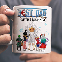 Load image into Gallery viewer, Best Dad of the Blue Sea Personalized Coffee Mug Coffee Mug PopCulturePrints