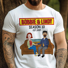 Load image into Gallery viewer, "Together Since 2015" - Personalized Couple Shirt for Bobbie & Lindy Shirts PopCulturePrints