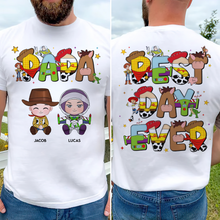 Load image into Gallery viewer, “Best Dad Ever” - Personalized Dad Shirt - Custom Gift for Dads, Grandpas & More Shirts PopCulturePrints