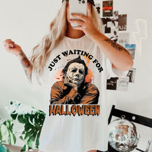 Load image into Gallery viewer, Waiting for Halloween Like T-Shirt Shirts PopCulturePrints