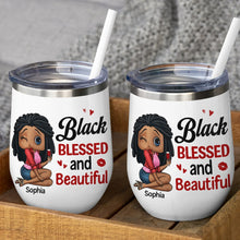 Load image into Gallery viewer, Empowered Black Woman Personalized Coffee Mug Coffee Mug PopCulturePrints