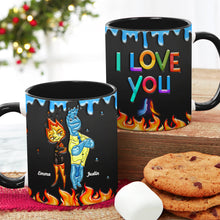 Load image into Gallery viewer, Personalized Fire and Water Couple Mug - Unique Valentine’s Day Gifts for Lovers Coffee Mug PopCulturePrints
