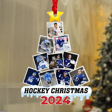 Load image into Gallery viewer, Personalized Ice Hockey Lover's Christmas Ornament - 2024 Edition Ornament PopCulturePrints