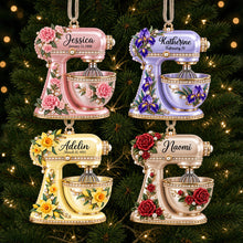 Load image into Gallery viewer, Birth Month Flower Baking Mixer Ornament - Personalized Christmas Gifts For Baking Lovers 02qhdt120926 Ornament PopCulturePrints